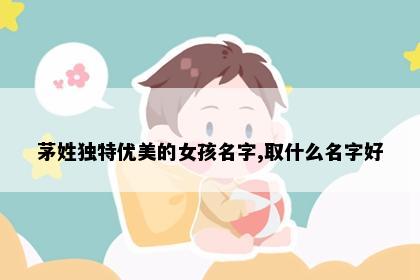 茅姓独特优美的女孩名字,取什么名字好